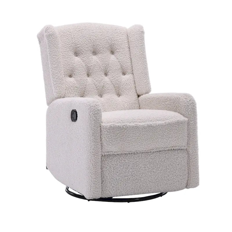Fauteuil inclinable, pivotant et à bascule pour chambre ou salon
